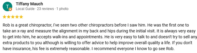 Chiropractic Windsor Heights IA Testimonial Tiffany M Chiropractic Windsor Heights IA Testimonial Tiffany M